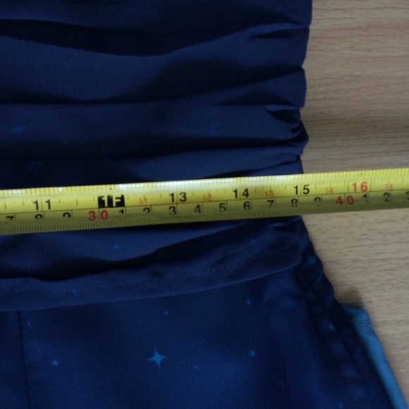 Wayward Fancies Dress Med Eshakti Teal Stars Fairy Lined Ombre - Picture 12 of 14